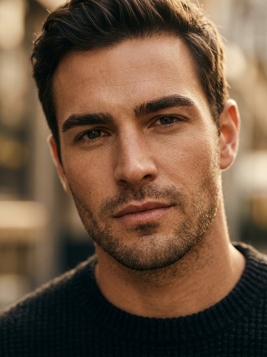 Men's PMU Brows